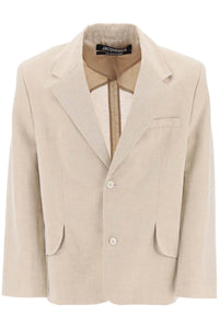 "single-breasted jacket titled the 245JA045 1546 BEIGE