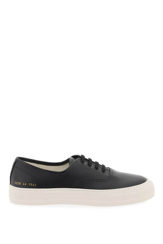 hammered leather sneakers 5226 BLACK