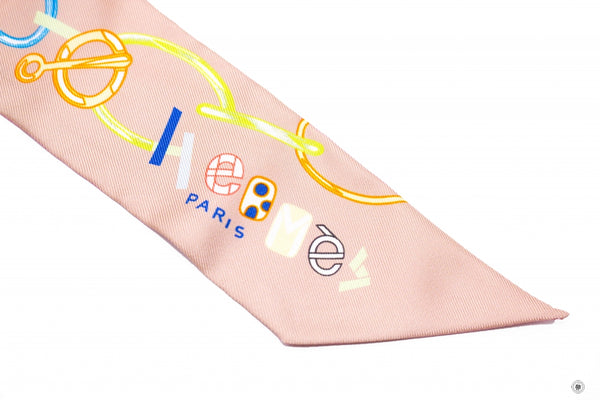 HERMES Hermes H063951S Twilly Mb/rose Poudre/bl / 09 Silk Silk & Scarf | Italystation.com - Shop Now at italystation.com