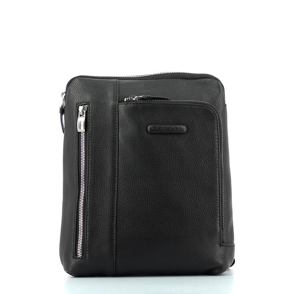 Piquadro - leather organised crossbody modus - ca1816mo - ner | Italystation.com - Shop Now at italystation.com