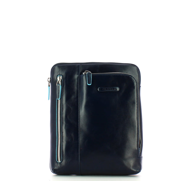 Piquadro - borsello porta ipad blue square - ca1816b2 - blu2 | Italystation.com - Shop Now at italystation.com