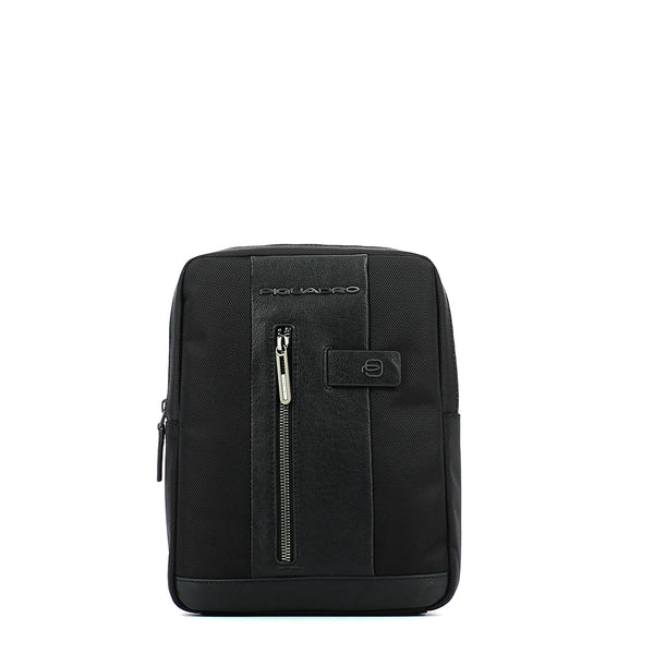 Piquadro - organised crossbody brief - ca1816br - nero | Italystation.com - Shop Now at italystation.com