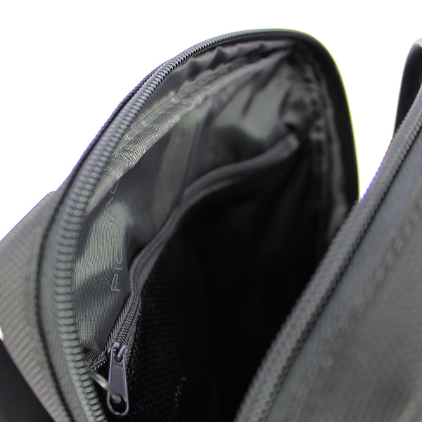 Piquadro - organised crossbody brief - ca1816br - nero | Italystation.com - Shop Now at italystation.com