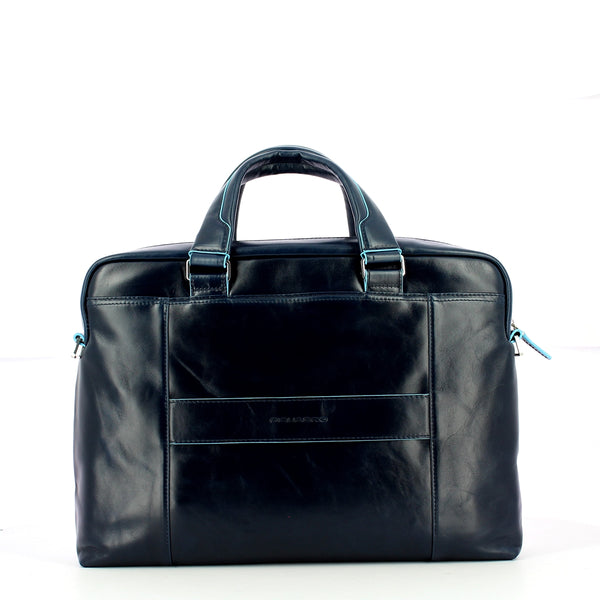 Piquadro - cartella due manici porta pc blue square 14.0 - ca | Italystation.com - Shop Now at italystation.com