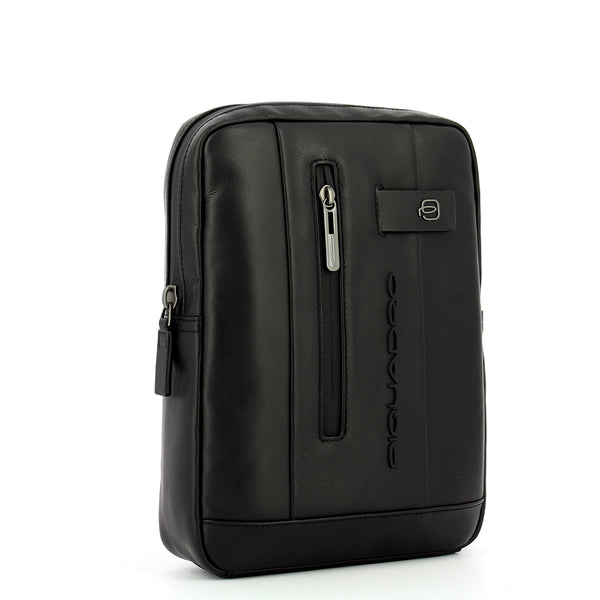Piquadro - organised leather crossbody urban - ca1816ub00 - n | Italystation.com - Shop Now at italystation.com