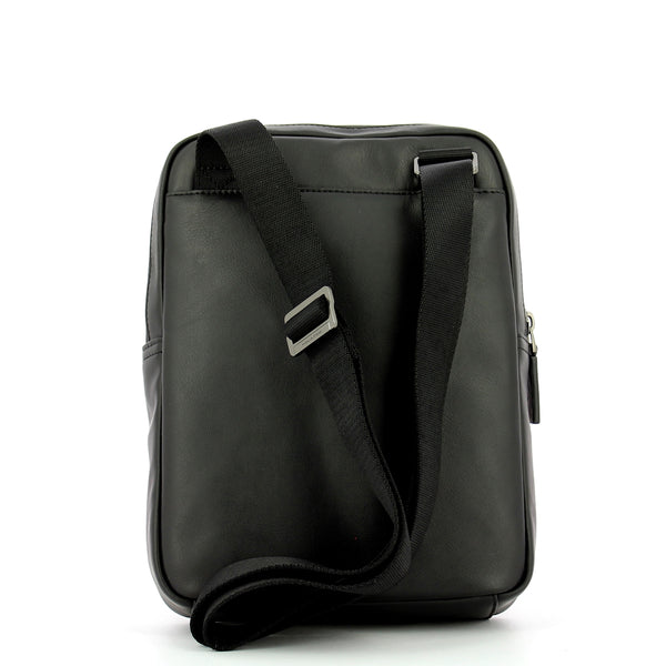 Piquadro - organised leather crossbody urban - ca1816ub00 - n | Italystation.com - Shop Now at italystation.com