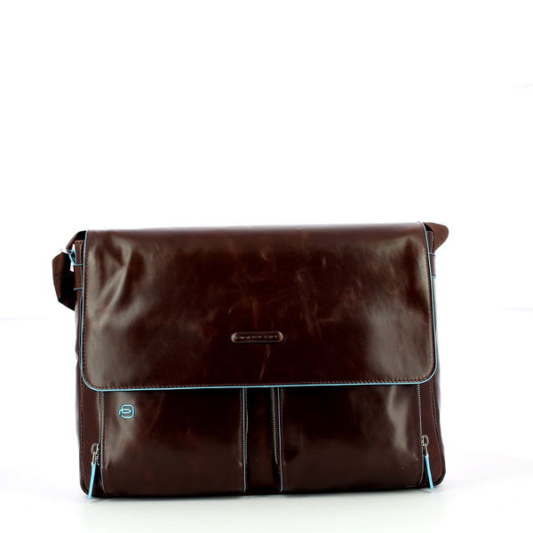 Piquadro - messenger porta pc/ipad blue square 14.0 - ca3337b | Italystation.com - Shop Now at italystation.com