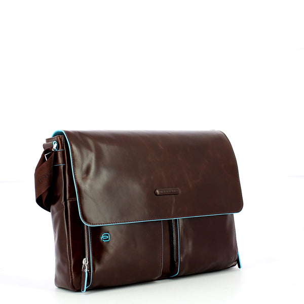 Piquadro - messenger porta pc/ipad blue square 14.0 - ca3337b | Italystation.com - Shop Now at italystation.com