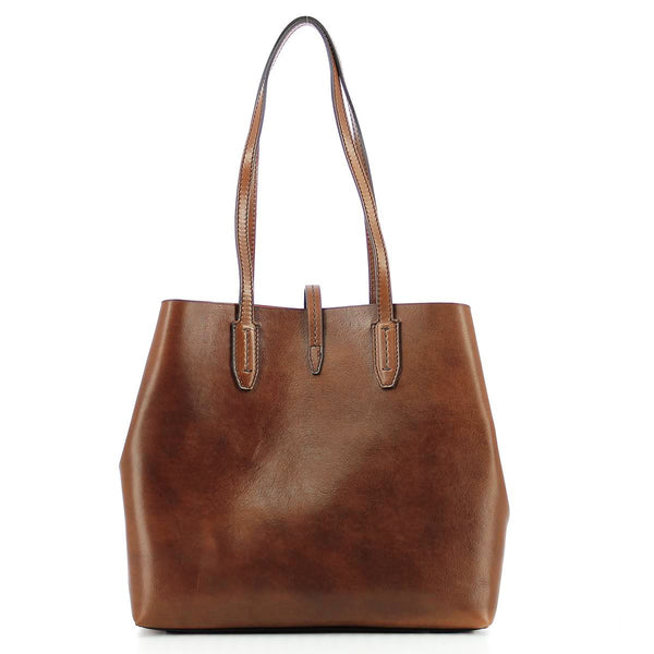 The Bridge The bridge - shopper dalston - 04130701 - marrone/14/oro | Italystation.com - Shop Now at italystation.com