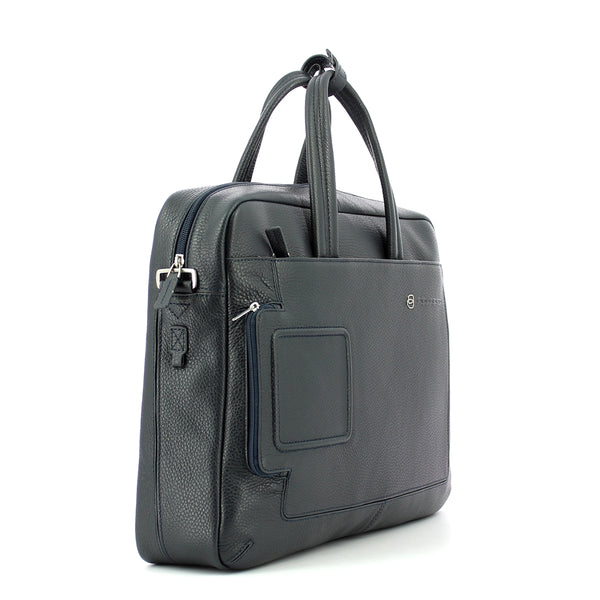 Piquadro - cartella due manici porta pc 15.6 vibe - outca3147 | Italystation.com - Shop Now at italystation.com
