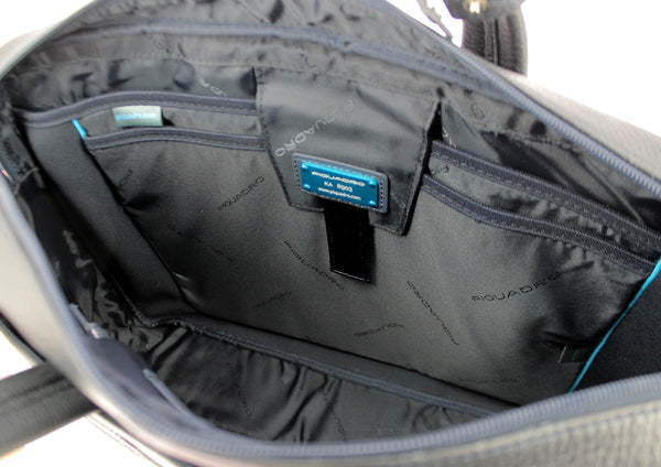 Piquadro - cartella due manici porta pc 15.6 vibe - outca3147 | Italystation.com - Shop Now at italystation.com