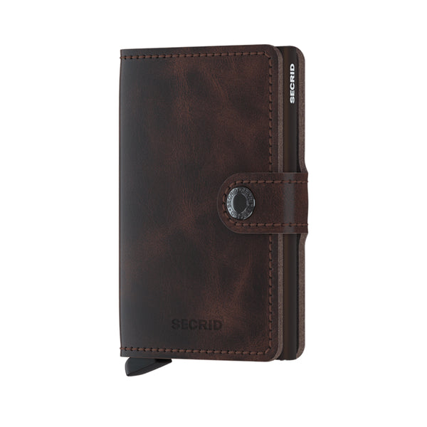 Secrid - Miniwallet Vintage RFID Chocolate - MV-CHOCOLATE - CHOCOLATE