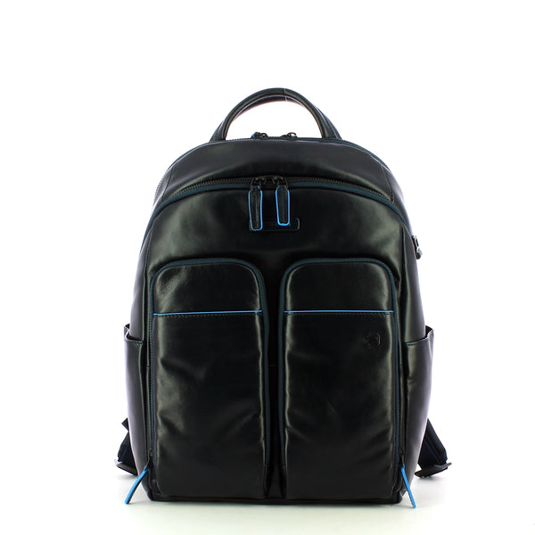 Piquadro - zaino porta pc blue square 14.0 - ca5574b2v - blu | Italystation.com - Shop Now at italystation.com