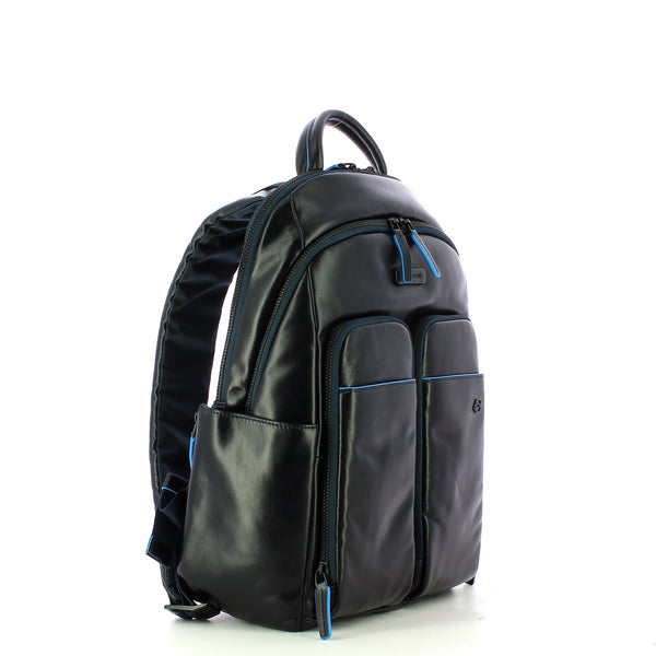 Piquadro - zaino porta pc blue square 14.0 - ca5574b2v - blu | Italystation.com - Shop Now at italystation.com