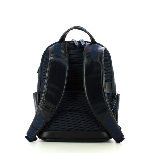 Piquadro - zaino porta pc blue square 14.0 - ca5574b2v - blu | Italystation.com - Shop Now at italystation.com