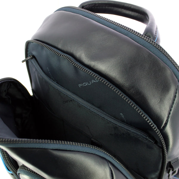 Piquadro - zaino porta pc blue square 14.0 - ca5574b2v - blu | Italystation.com - Shop Now at italystation.com
