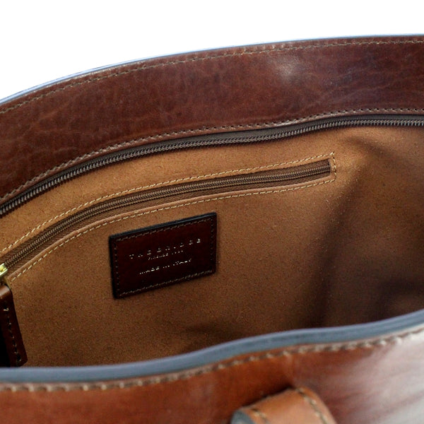 The Bridge The bridge - shopper vittoria - 04202001 - marrone/14/oro | Italystation.com - Shop Now at italystation.com