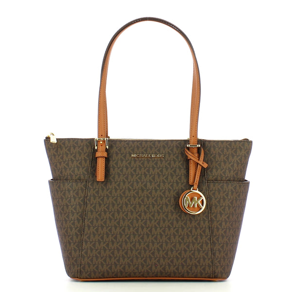 Michael Kors Michael kors - jet set bronze acorn shoulder bag - 30s0gt | Italystation.com - Shop Now at italystation.com