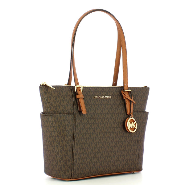 Michael Kors Michael kors - jet set bronze acorn shoulder bag - 30s0gt | Italystation.com - Shop Now at italystation.com