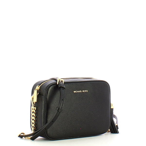 Michael Kors Michael kors - ginny black crossbody bag - 32f7ggnm8l - b | Italystation.com - Shop Now at italystation.com
