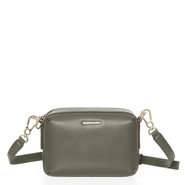 Mandarina Duck Mandarina duck - borsa a tracolla in pelle luna militar | Italystation.com - Shop Now at italystation.com