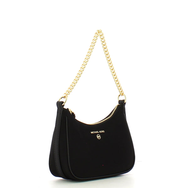 Michael Kors Michael kors - jet set charm small black nylon shoulder b | Italystation.com - Shop Now at italystation.com