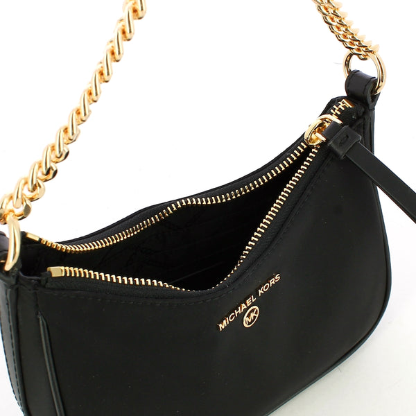 Michael Kors Michael kors - jet set charm small black nylon shoulder b | Italystation.com - Shop Now at italystation.com