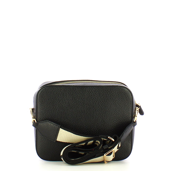 Coccinelle - tebe noir crossbody bag - mn555m301 - noir | Italystation.com - Shop Now at italystation.com