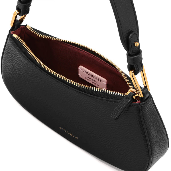 Coccinelle - merveille noir shoulder bag - mrf520101 - noir | Italystation.com - Shop Now at italystation.com