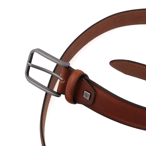 Piquadro - Cintura con fibbia ad ardiglione - CU5923C87 - MARRONE