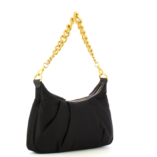 Gianni Chiarini Gianni chiarini - borsa a spalla bonnie in nylon nero  | Italystation.com - Shop Now at italystation.com
