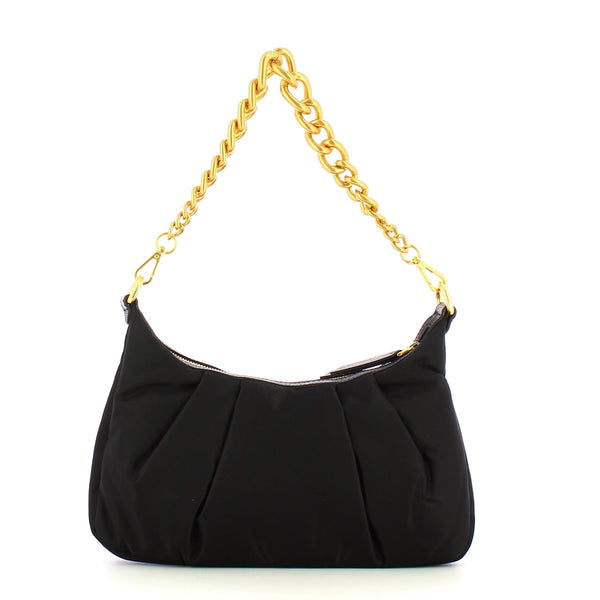Gianni Chiarini Gianni chiarini - borsa a spalla bonnie in nylon nero  | Italystation.com - Shop Now at italystation.com