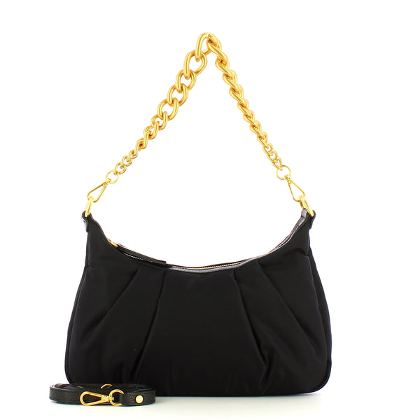 Gianni Chiarini Gianni chiarini - borsa a spalla bonnie in nylon nero  | Italystation.com - Shop Now at italystation.com