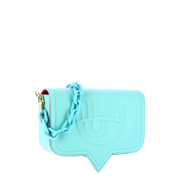 Chiara Ferragni - Borsa Eyelike Big Tanager Turquoise | Italystation.com Shop Now at italystation.com