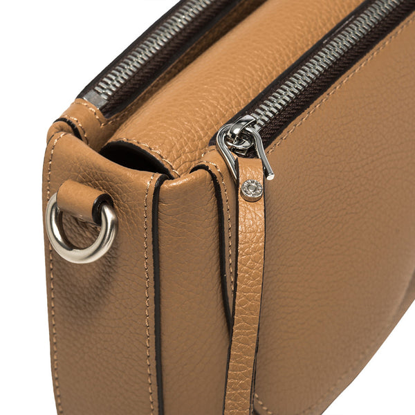 Gianni Chiarini Gianni chiarini - borsa a tracolla ally cammello - bs  | Italystation.com - Shop Now at italystation.com
