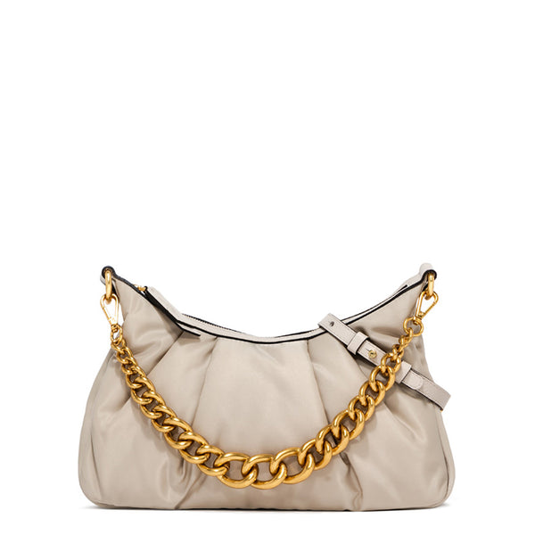 Gianni Chiarini Gianni chiarini - borsa a spalla bonnie in nylon vapor | Italystation.com - Shop Now at italystation.com