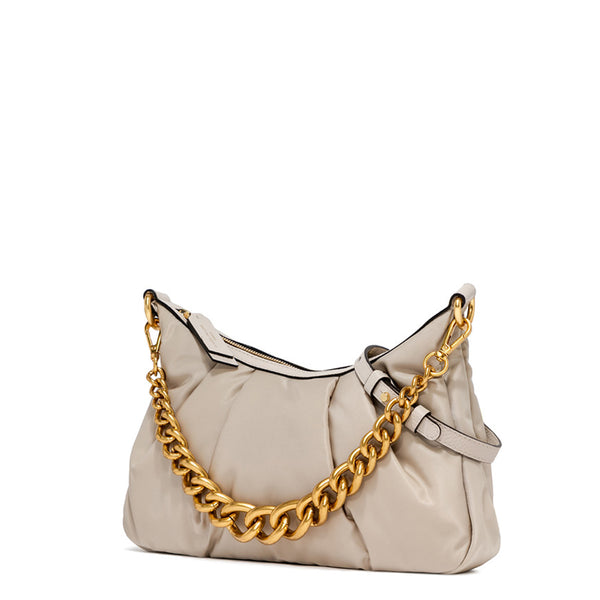 Gianni Chiarini Gianni chiarini - borsa a spalla bonnie in nylon vapor | Italystation.com - Shop Now at italystation.com