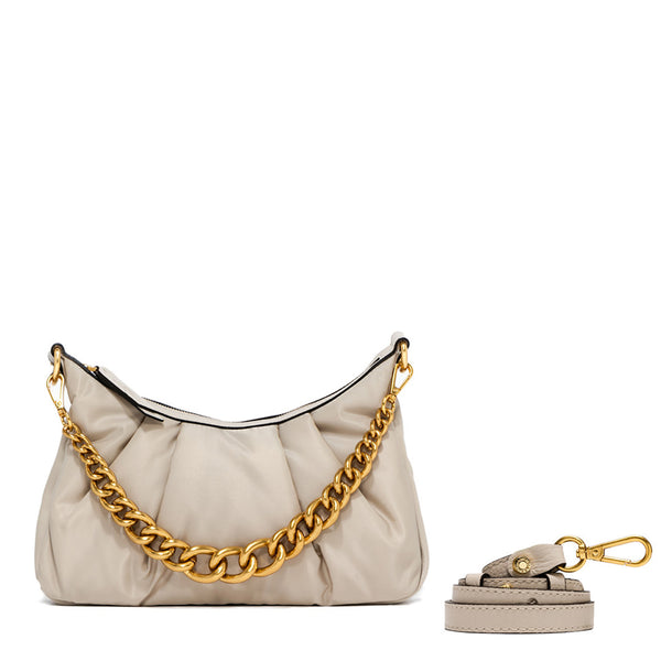 Gianni Chiarini Gianni chiarini - borsa a spalla bonnie in nylon vapor | Italystation.com - Shop Now at italystation.com