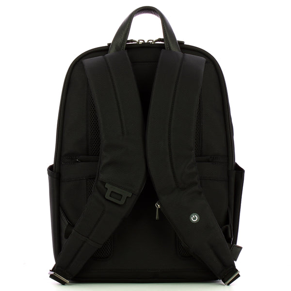 Piquadro - zaino porta pc luci led in tessuto riciclato bagmo | Italystation.com - Shop Now at italystation.com