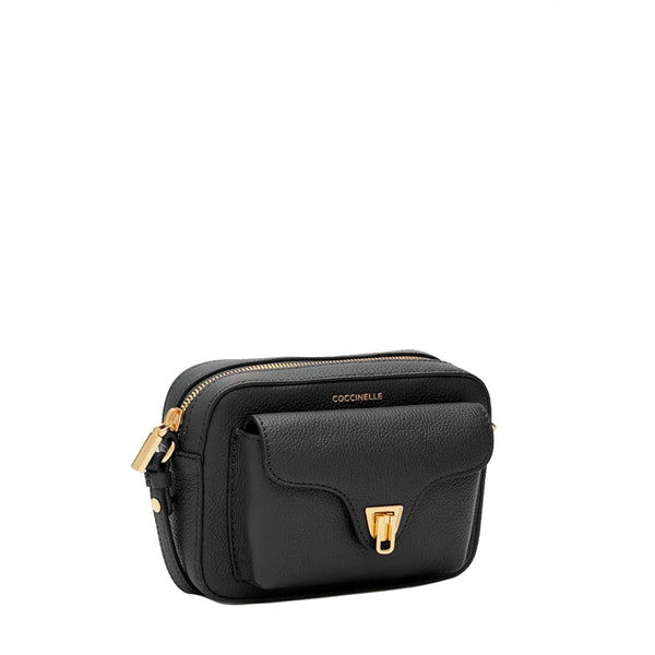 Coccinelle - Beat Soft Mini Noir Camera Bag MF6550401 N | Italystation.com Shop Now at italystation.com