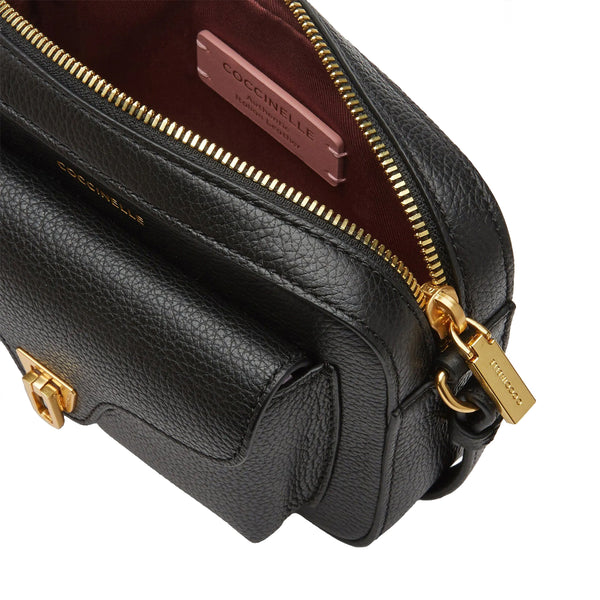 Coccinelle - Beat Soft Mini Noir Camera Bag MF6550401 N | Italystation.com Shop Now at italystation.com
