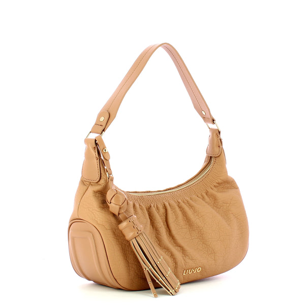 Liu Jo Liu jo - borsa a spalla con logo cammello - nf2023e0012 - camme | Italystation.com - Shop Now at italystation.com