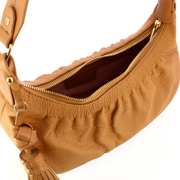 Liu Jo Liu jo - borsa a spalla con logo cammello - nf2023e0012 - camme | Italystation.com - Shop Now at italystation.com