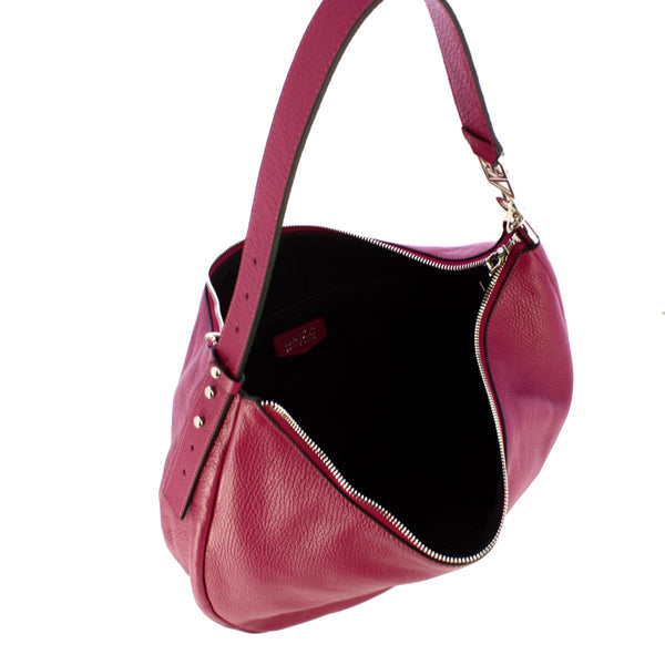 Iuntoo - new hobo bag grande in pelle armonia scarlatto - 16807 | Italystation.com - Shop Now at italystation.com