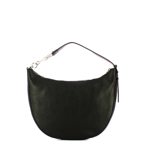 Iuntoo - new hobo bag piccola in pelle armonia nero - 168077 -  | Italystation.com - Shop Now at italystation.com