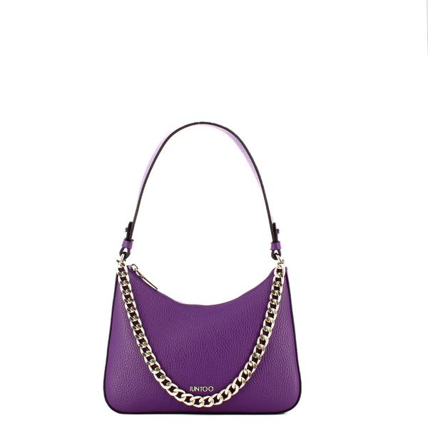 Iuntoo - borsa a spalla media eleganza viola - 168082 - viola | Italystation.com - Shop Now at italystation.com