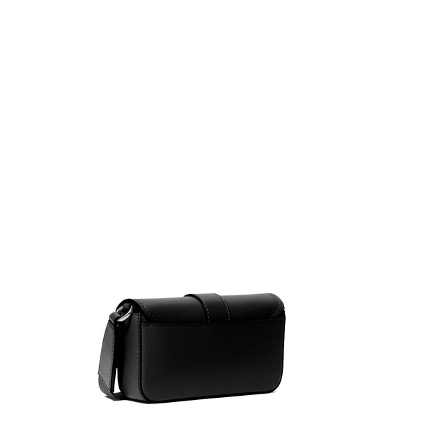 Michael Kors Michael kors - greenwich silver black mini crossbody bag  | Italystation.com - Shop Now at italystation.com