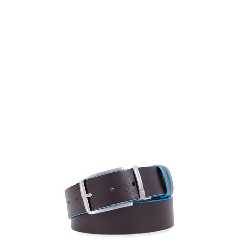 Piquadro - Cintura reversibile Blue Square 35 mm - CU6280B2 - MOGANO/NERO