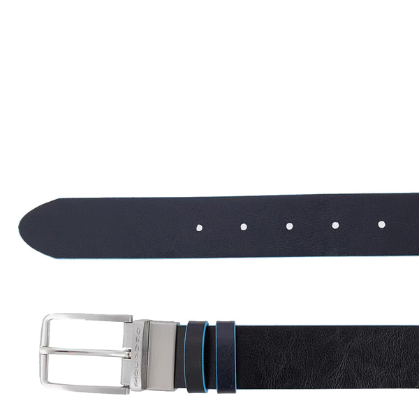 Piquadro - Cintura reversibile Blue Square 35 mm - CU6280B2 - NERO/BLU