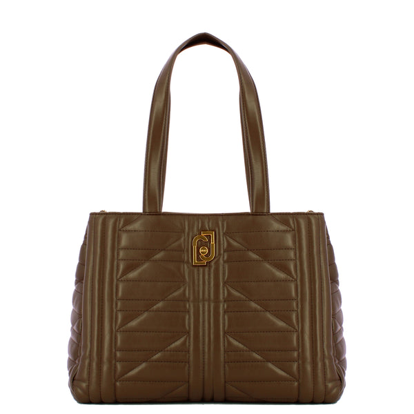 Liu Jo Liu jo - shopper ecosostenibile matelass�� moro light - af3120e | Italystation.com - Shop Now at italystation.com
